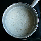 Lait d'avoine mixé