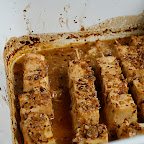 Brochettes de tofu glacé