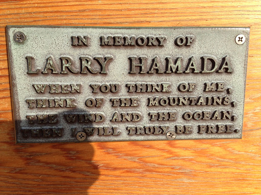 Larry Hamada Memorial Plaque