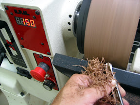 Turning the Walnut Bowl