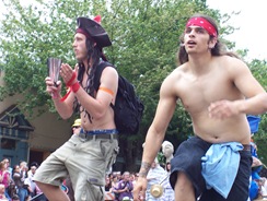 Festive Dancing Pirates
