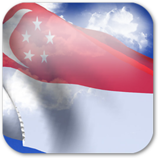 3D Singapore Flag LWP + 個人化 App LOGO-APP開箱王