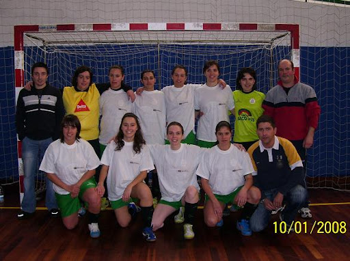 Equipa de futsal feminino do Fluvial