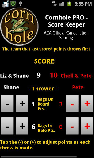 Cornhole PRO - Score Keeper