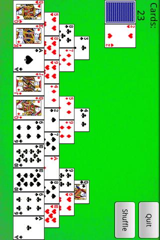 tri-peaks-solitaire for android screenshot