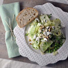 Minted Zucchini, Pea and Lemon Cucumber Salad