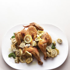 Roast Chicken with Artichokes