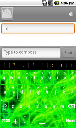 Green Design Keyboard Skin