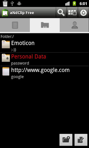 aNdClip Free - Clipboard ext -