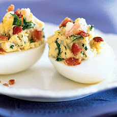 Bacon and Cheese Egg Appetizers