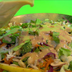 Chopped Salad With Nut Sauce