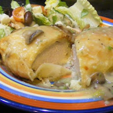 Chicken Wellington With Mushroom Veloute Sauce
