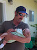 9 weeks old Sat Fathers Day  weekend with Great Uncle Wade 2.JPG