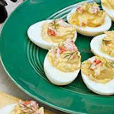 Deviled Eggs with Shrimp