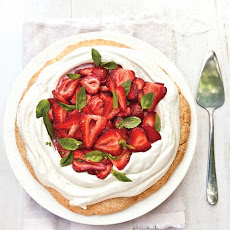 Strawberry Shortcake With Basil