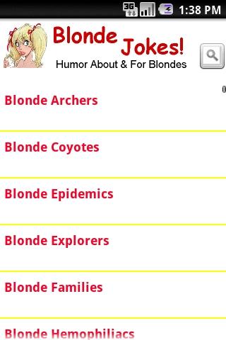 Blonde Jokes