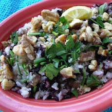 Wild Rice and Walnut Pilaf