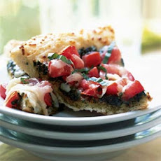 Fresh Tomato-Pesto Pizza