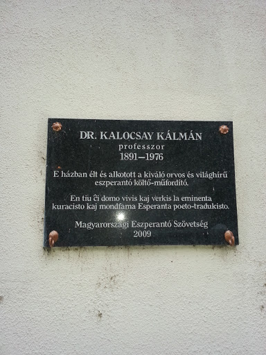 Dr Kalocsay Kalman