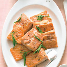 Salmon with Tarragon-Yogurt Sauce
