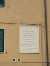 Targa In Onore A Vittorio Emanuele, Camillo Cavour E Giuseppe Garibaldi