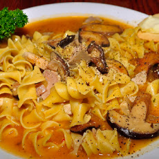 Turkey Noodle-Poppy Seed Casserole