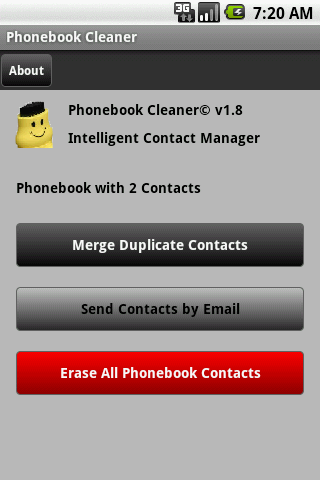 Phonebook Cleaner