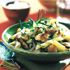 Penne with Chicken, Shiitake Mushrooms, and Capers