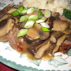 Broiled Flank Steak With Mushroom Sauce