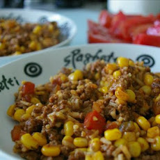 Beef Taco Rice Skillet