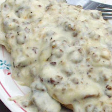 Sausage Gravy and Biscuits