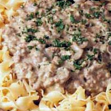 Hamburger Stroganoff With Cream of Chicken Soup