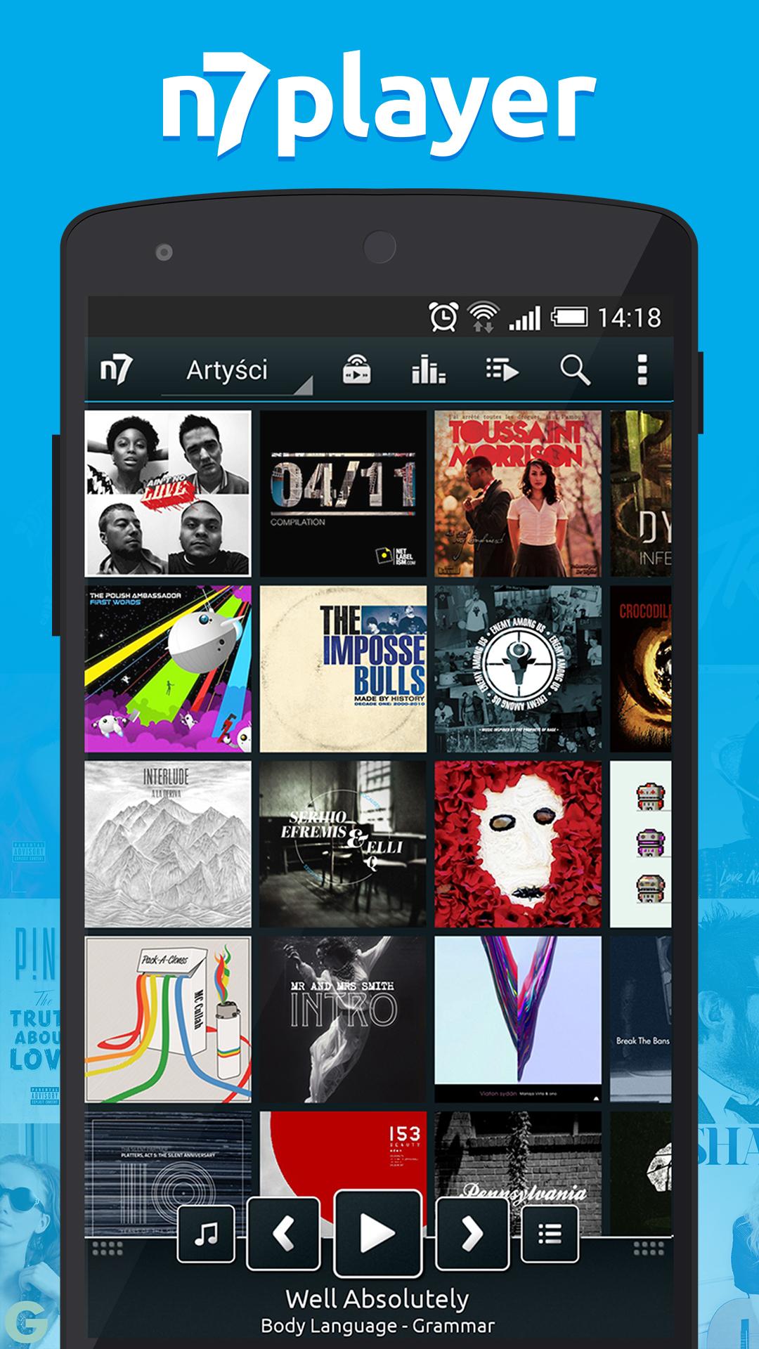 Android application n7player Music Player screenshort