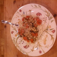 Lemon Sauce With Navy Beans and Pasta