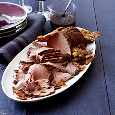 Beef Tenderloin with Parmesan-Prosciutto Crisps
