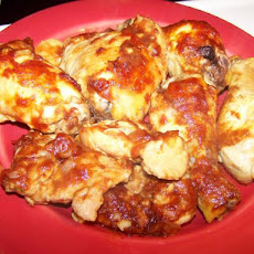 Delicious Oven-Barbecued Chicken Thighs
