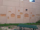Engraved Wall at Riddell Centre
