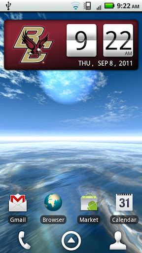 Boston College Clock Widget