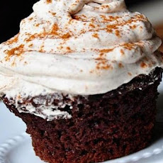Chocolate Red-Wine Cupcakes With Mascarpone Icing