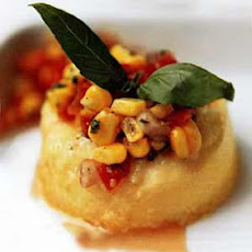 Sweet Corn Flans with Tomato-Corn Relish