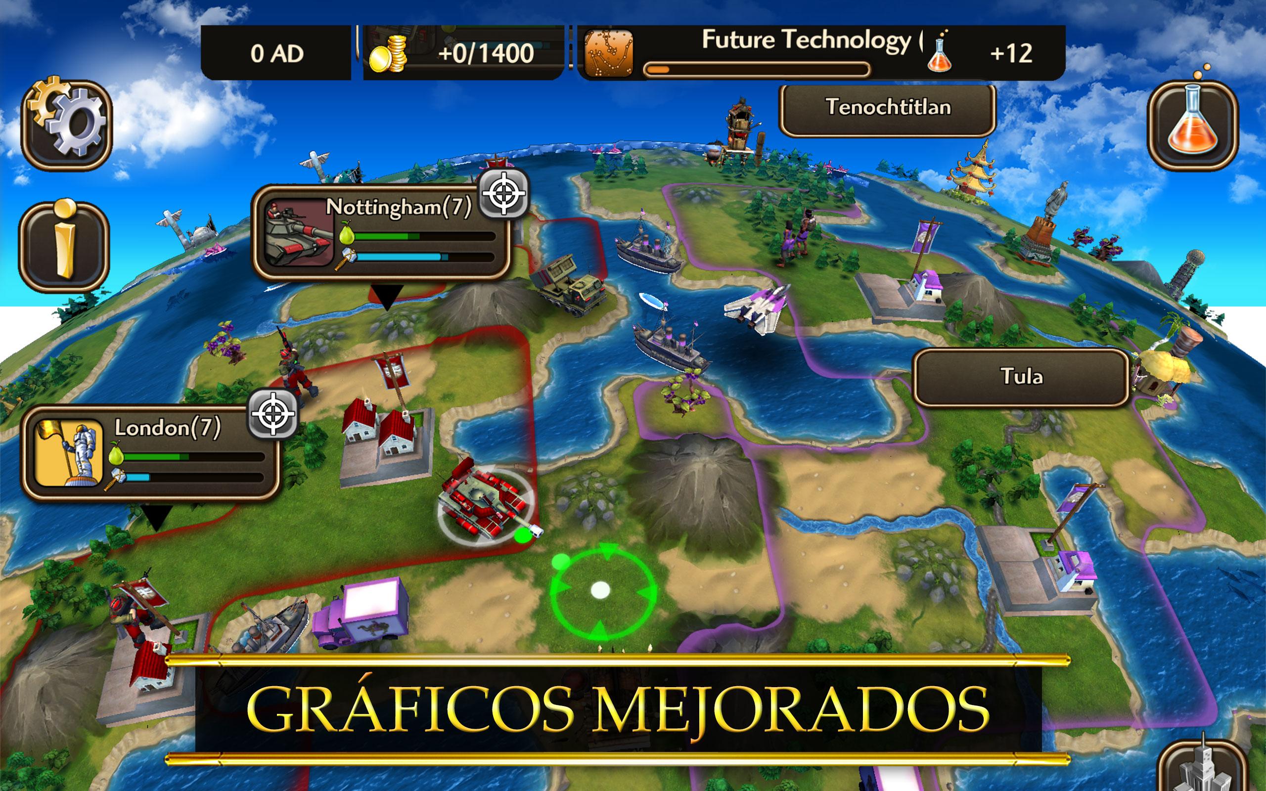 Android application Civilization Revolution 2 screenshort