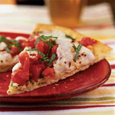 Garden Tomato and Basil Pesto Pizza