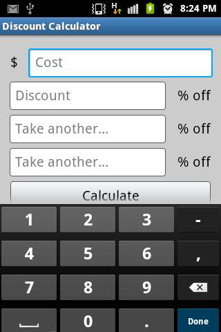 Multiple Discount Calculator