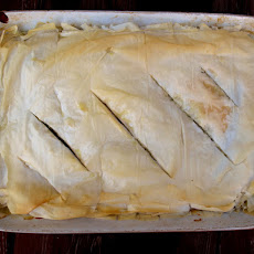 Creamy Spanikopita with Fresh Spinach and Dill