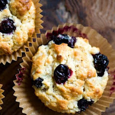 Blueberry lime oatmeal muffins