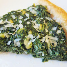Three-Cheese Hearty Greens and Puff Pastry Tart