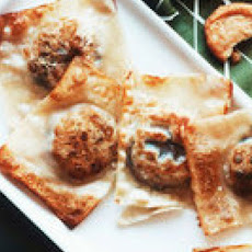 Pan-Fried Queso Fundido Dumplings