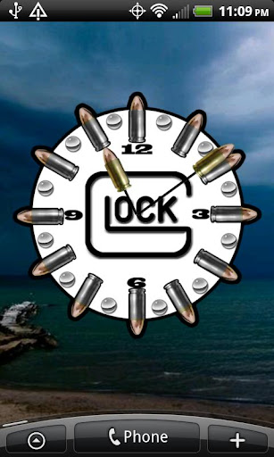 Glock Logo Clock ★ Widget ★