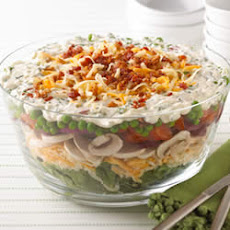 Layered Summer Salad from KRAFT® Shredded Cheese