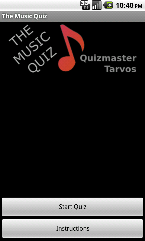 Android application The Music Quiz Pro screenshort